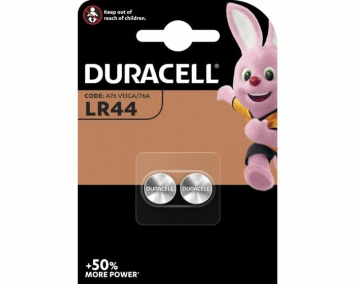 Duracell LR44 knoopcelbatterij